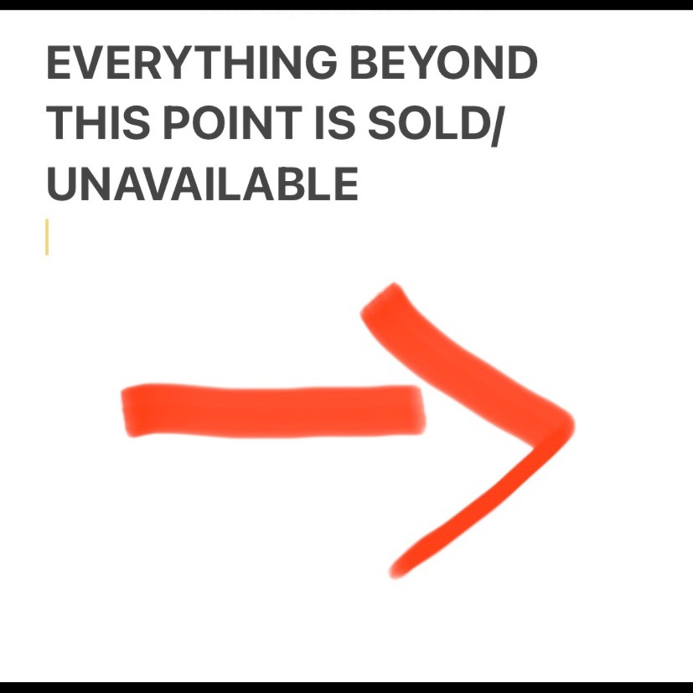 Items beyond this point are sold